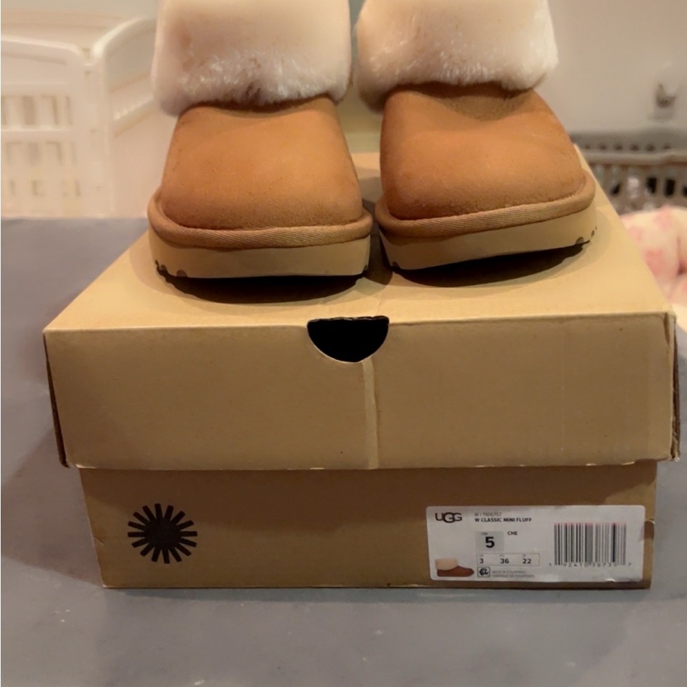 UGG Brown Classic Boots with Plush Lining